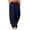 Navy, variant on Oversized Sweatpants Women's Wide Leg Elastic Drawstring High Waist Loose Casual Pants with Side Pockets for Dance Sports Navy S