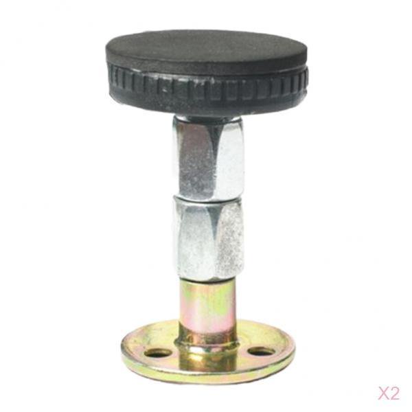Hilo del marco de la cama 2x Soporte Telescópico De Herramienta Antivibración Con Marco De Cama Roscado Ajustable 64-87 Mm Fanmusic Hilo del marco de la cama
