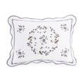 thumbnail image 3 of Modern Heirloom Gwen White/Purple Floral Embroidered Quilt Set 3-Piece Quilt Set, King, 3 of 5