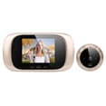 thumbnail image 1 of 2.8in TFT LCD, IR Night Vision Almacenamiento Cíclico Puerta Mirilla Cámara Visual Door Visor Para Apartamento Camera Dimedura Ding Dong Smart Access Control SystemGold, 1 of 7