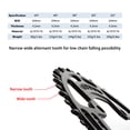 thumbnail image 4 of Single Bike Chainring 104BCD Mountain Bike Single Chain Ring Disc Narrow Wide Chainring 44T / 46T / 48T / 50T / 52T, 4 of 7