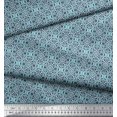 thumbnail image 3 of Soimoi Moss Georgette Fabric Swirl Small Print Sewing Fabric Yard 42 Inch Wide, 3 of 3