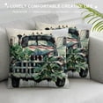 thumbnail image 3 of ARISTURING  Farmhouse Spring Summer Pillow Covers Home Decor Eucalyptus Leaves Truck Vase Home Sweet Home Bless Our Home Cushion Case for Sofa Couch, 3 of 5