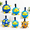Soccer Ball 7.5" (Ocean)-Mini 7.5", variant on 22" Herding Ball For Dogs Tetherball Set Outside (cherry)