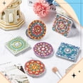 thumbnail image 3 of Kit de espejos con forma de diamante Hsei, 6 unidades, para decoración de pared en el hogar y la oficina, 3 of 6