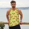 thumbnail image 5 of Rocae Floral Squirrel for Men's Workout Tank Top Men's Running Tank Top Dry Fit Athletic Workout Tank TopsX-Large, 5 of 9