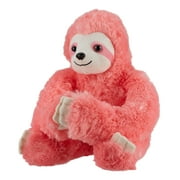 Holiday Time 12" Plush Pink Sloth Stuffed Animal Toy