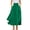 Green, variant on Women's Pink High Waisted Bohemian Maxi Skirt, Side Slit Flowy with Pockets