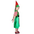 thumbnail image 3 of shqvo 2 Pack Christmas Trees Outfits Kids , Girls Christmas Dress Outfit Hat Short Sleeve Square NeckFestive Dress Outfit for Girls Santa Helper Xmas Holiday Dress Outfit, 3 of 5