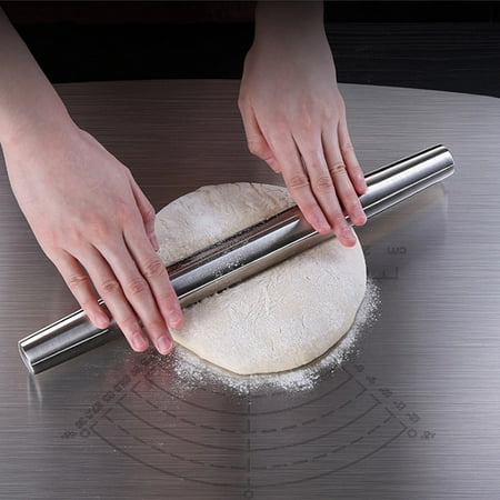 

YOUTHINK 304 Stainless Steel Rolling Pin Stick Cookies Pastry Dough Roller Kitchen Baking Tools Rolling Stick Dough Roller