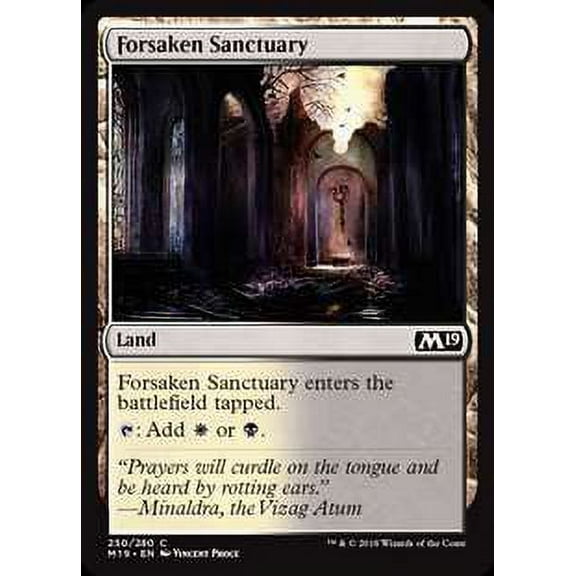 MtG Core Set 2019 Forsaken Sanctuary #250