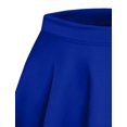 thumbnail image 4 of J. METHOD Women’s Skater Skirt Elastic Waist Casual Mini Flared Swing Pleated Skirts Made in USA NEWSK06 Royal Blue L, 4 of 6