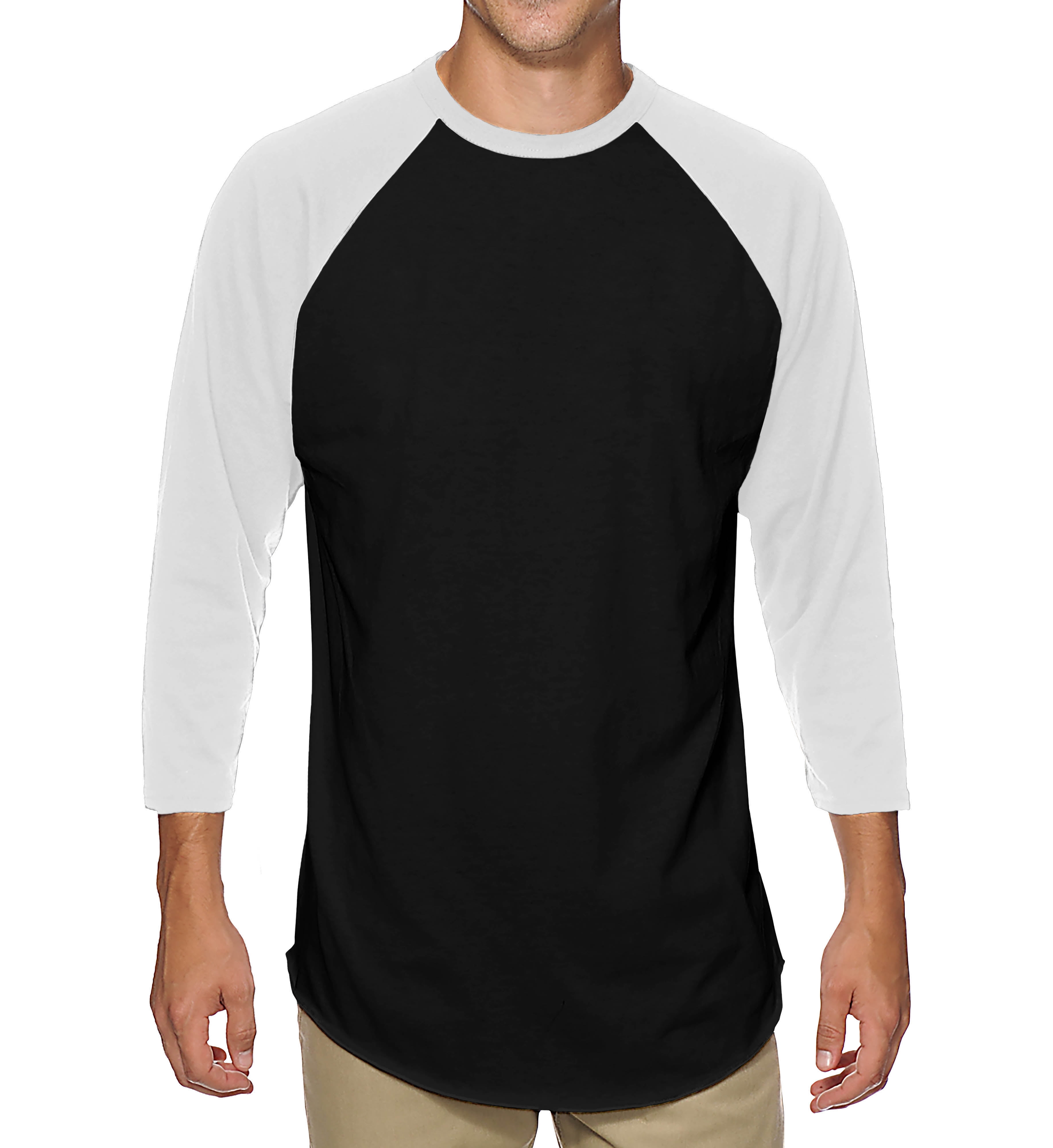 Ma Croix Mens 3/4 Sleeve Raglan Baseball T Shirt