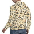 thumbnail image 6 of Fotbe Men's Hoodie with Marine Birds And Coastal Lighthouse Pattern - Kangaroo Pocket Pullover Hooded Sweatshirt, Perfect for Daily Wear, Travel, and Home-4X-Large, 6 of 7