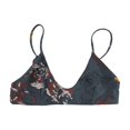 thumbnail image 1 of Tavik Womens Nahla Bralette Bikini Swim Top grayfloral XS, 1 of 2
