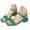 B Green, variant on Wovix Women Trendy Sandals Heels Trendy Commuting Adjustable Ankle Strap Simple Work Casual Daily Wear