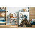 thumbnail image 2 of Ahgly Company Machine Washable Indoor Rectangle Transitional Light Brown Area Rugs, 7' x 10', 2 of 7