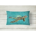 thumbnail image 2 of Carolines Treasures 8659PW1216 Turtle Canvas Fabric Decorative Pillow, 12H x16W, multicolor, 2 of 3