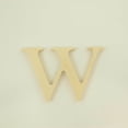 thumbnail image 3 of Package of 1, 6 Inch X 3/4" Thickness Baltic Birch Wood Letter w in The Times New Roman Font, Thick, Lower Case for Art & Craft Project, Made in USA, 3 of 4