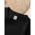 thumbnail image 4 of Boys' Super Cool Crazy Sister Personality Letter Print T-shirt Set, Kawaii Casual Fashion Printed Round Neck Top, 4 of 6