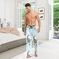 thumbnail image 7 of FREEAMG Zebra Cotton Pajama Pant for Men, Super Soft Lightweight Lounge Pajama Bottoms Drawstring Sleepwear Pant with 2 Pockets, 7 of 7