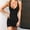 Black, variant on Womens Halter Bodycon Hot Deep V Neck Mini Dress Summer Ruched Sleeveless Slim Fit Going Out Tight Club Party Tank Short Dress