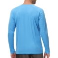 thumbnail image 4 of Rash Guard Ewedoos, manga larga, UPF 50+, color azul de secado rápido, 4 of 5