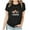 Black, variant on VBTAPA Women's Happy Easter Shirt Short Sleeve Funny Tops Rabbit Graphic Colored Eggs Print T-Shirts Easter Day Gifts Sales of Today White XXL