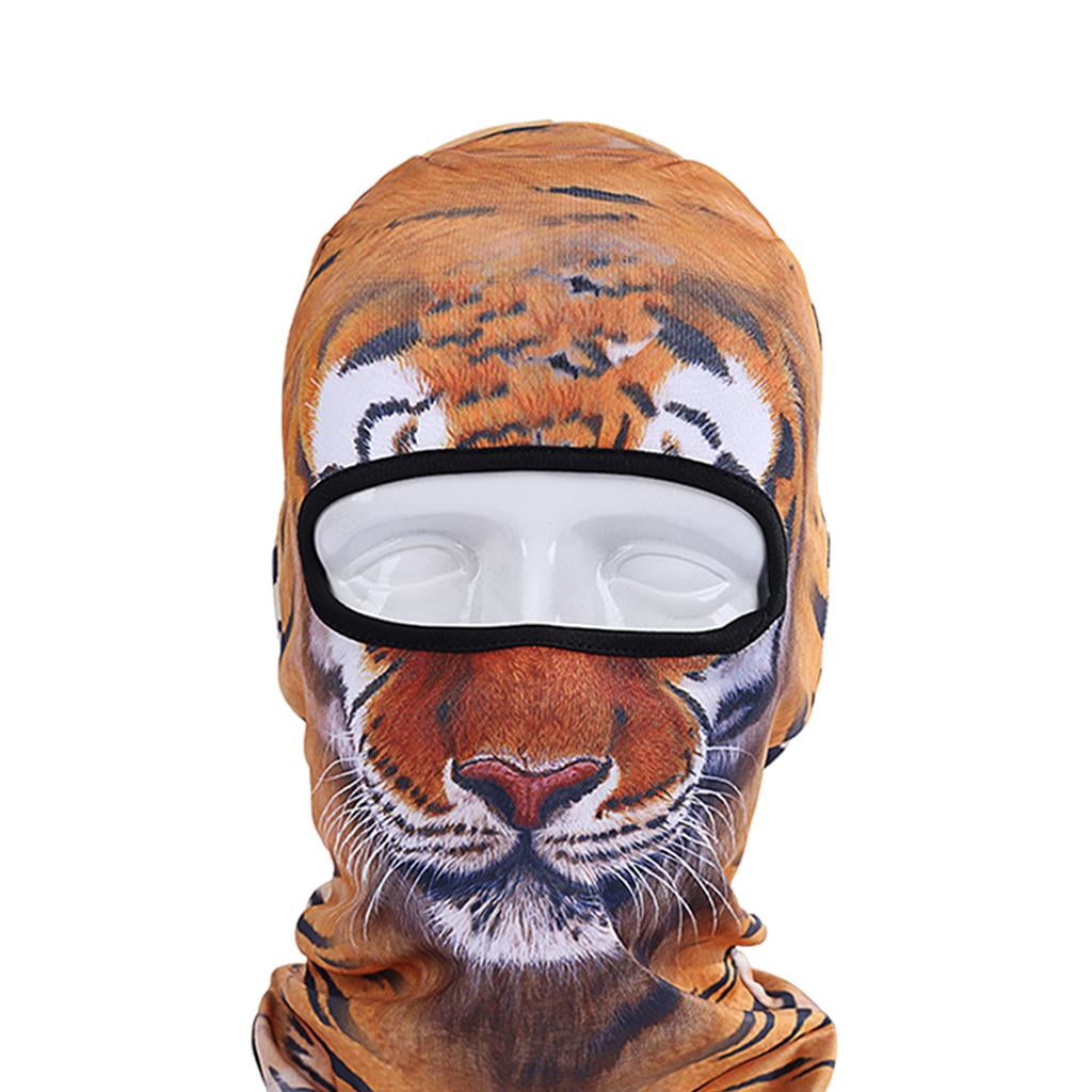 harayaa 2x Funny 3D Cycling Ski Hat Balaclava Animal Full Face Mask 1 Hole for Sports Outdoor