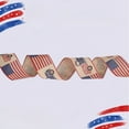 thumbnail image 7 of kladzum 4th of July Ribbons Red White and Blue Decorations Star Faux Linen Ribbon for DIY Wrapping Crafts Decoration Hair Bow Wreath USA Independence Day Theme Decoration, 7 of 7