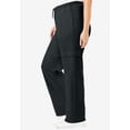 thumbnail image 3 of Woman Within Plus Size Better Fleece Cargo Sweatpant (Petite & Tall Available), 3 of 5