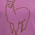 thumbnail image 3 of CafePress - Cute Alpaca Women's V Neck Dark T Shirt - Women's V-Neck Dark T-Shirt, 3 of 4