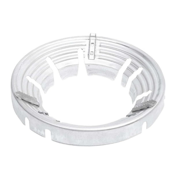 Anillos de gas, soporte reutilizable para ollas, soporte para sartenes wok a prueba de viento, anillo de ahorro de energía Blanco 280g