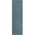thumbnail image 3 of Unique Loom Carved Floral Shag Rug Blue 2' x 6' 7" Runner Floral Transitional Perfect For Bathroom Hallway Mud Room Laundry Room, 3 of 7