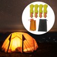 thumbnail image 4 of Advancent Cuerda reflectante para tienda, clavo de tierra, a prueba de viento, dosel, cordón, juego de cuerdas de viento, equipo para escalar, carpas Amarillo, 4 of 6