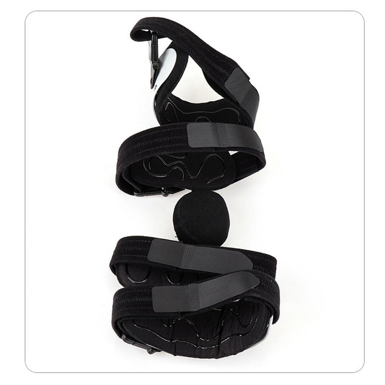 OA Hinged Support Right Knee Braces, Black & White