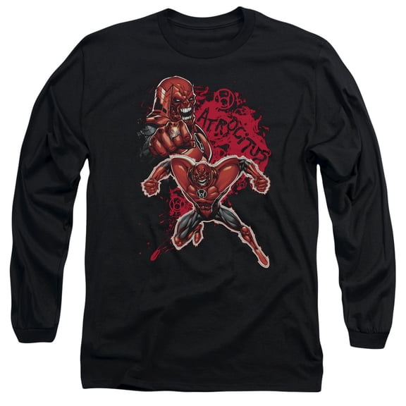 Green Lantern Atrocitus Long Sleeve Adult 18/1 T-Shirt Black