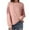 Pink #02, variant on Busydd Womens Sweatshirt Trendy Color Block Long Sleeve Tops for Women Comfy Loose Fall Crewneck Sweatshirt L