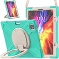 thumbnail image 4 of Funda a juego para iPad Pro de 12,9 pulgadas (2020) con correa para el hombro, soporte de anilla ajustable grande, portalápices y protección contra golpes., 4 of 5