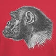 thumbnail image 3 of CafePress - Chimp Profile Dark T Shirt - Men's Classic Graphic Cotton T-Shirt, 3 of 4