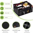 thumbnail image 3 of Car Trunk Organizer, Collapsible Multi-Compartment Auto Trunk Cargo Storage Box with Pockets, Large Capacity Waterproof Premium Oxford Organizer for Car Truck SUV, 3 of 6