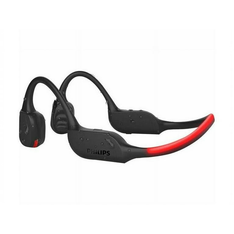 Philips Open-Ear Wireless Sports Headphones, Bluetooth, Black