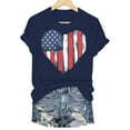 thumbnail image 5 of 1776 Patriotic Vintage Style USA 4th of July T-Shirt T-Shirt Navy,S, 5 of 6