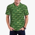 thumbnail image 2 of Salouo Cactus 3 for Men's Short Sleeve Polo Shirts,Polo Shirts for Men Performance Short Sleeve Golf Shirt Athletic Casual Collared T-Shirt-Small, 2 of 8
