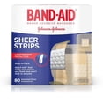thumbnail image 2 of Band-Aid Brand Tru-Stay Sheer Strips Adhesive Bandages, All One Size, 80 ct (Pack of 6), 2 of 10