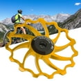 thumbnail image 4 of Ymiko 15T Guide Wheel,Rear Derailleur Guide Wheel,MEIJUN Rear Derailleur Guide Pulley Wheel 15T Ceramic Bearing for Folding Mountain Bikes, 4 of 8