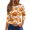 YellowB&12#0708H, variant on Garbnen Halloween Womens shirts Funny Ghost Pumpkin Spider Web Print 3/4 Sleeve Tops for Women O Neck Holiday Fashion Fall Clothes for Women S