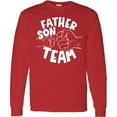 thumbnail image 3 of Inktastic Father's Day Father Son Team Parent Child Fist Bump Long Sleeve T-Shirt, 3 of 5
