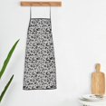 thumbnail image 6 of Naloa 1Pack Adjustable Bib Apron Waterdrop Resistant Cooking Kitchen Aprons for Women Men Chef, Wild Animal Leopard Print Print, 6 of 8