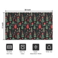 thumbnail image 5 of Dark Christmas Tree and Gift Pattern Door Rugs,Washable Non Slip Door Mats Indoor,Decorative Door Mats,Entry Mat Indoor for Entrance,Bedroom,Kitchen,Bathroom,17"x30", 5 of 6